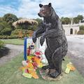 Design Toscano Fishing for Trouble Bear Statue: Grande KY157